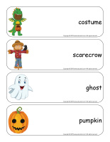 Giant word flashcards-Halloween-1