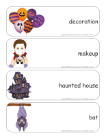 Giant word flashcards-Halloween 2022-3