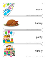 Giant word flashcards-Happy New Year 2021-2