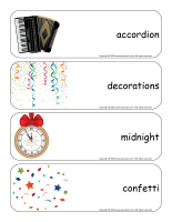 Giant word flashcards-Happy New Year 2022-3