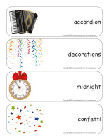 Giant word flashcards-Happy New Year 2023-3