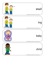 Giant word flashcards-I am growing-1