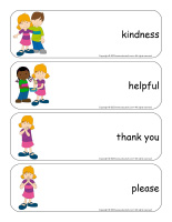 Giant word flashcards-Kindness-1