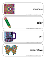 Giant word flashcards-Mandalas-1