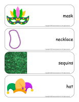 Giant word flashcards-Mardi Gras-1