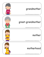 Giant word flashcards-Mother’s Day 2019-1