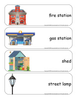 Giant word flashcards-My neighbourhood-2
