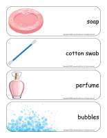 Giant word flashcards-Personal hygiene-2