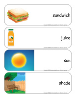Giant word flashcards-Picnics-2