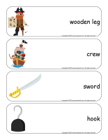 Giant word flashcards-Pirates-3