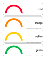 Giant word flashcards-Rainbows-1