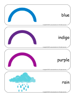 Giant word flashcards-Rainbows-2