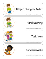 Giant word flashcards-Routines-2