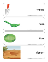 Giant word flashcards-Sandcastles-3