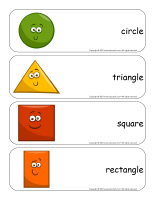 Giant word flashcards-Shapes-1
