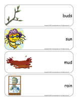 Giant word flashcards-Spring-1