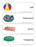 Giant word flashcards-Summer-3