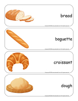 Giant word flashcards-The bakery-1