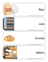 Giant word flashcards-The bakery-2