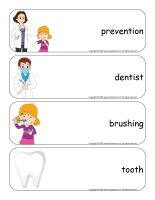 Giant word flashcards-The dentist-1