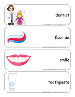 Giant word flashcards-The dentist-2