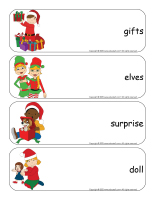 Giant word flashcards-The toy chest-1