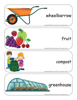 Giant word flashcards-Vegetable garden-3