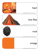 Giant word flashcards-Volcanoes-2