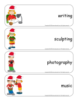 Giant word flashcards hristmas-Creative workshops-2