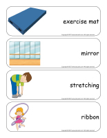 Giants word flashcards-Gymnastics-1