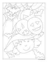 Halloween coloring book 2025