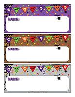 Halloween-nametags