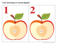 I am learning to count-Apples