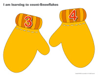 I am learning to count-Snowflakes
