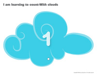 I am learning to count-With clouds