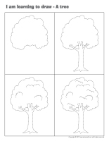 I am learning to draw-A tree