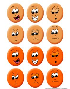 Human-Emotions faces