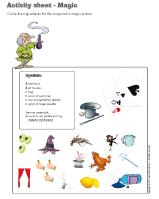 Activity sheets-Magic