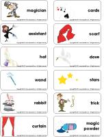 Word flashcards - Magic