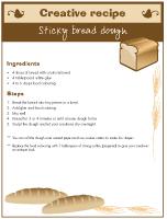 Creative-recipe-Sticky-bread-dough