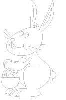 Coloring pages theme Easter 2