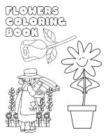 Coloring-pages-theme-Flowers