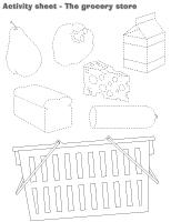 Activity sheets - The grocery store