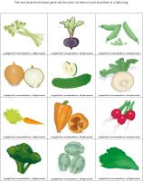 Magnifying glass game - Vegetables