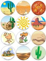 Story and memory game - The desert