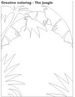 Creative coloring - The jungle Creative coloring - The jungle