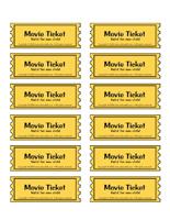 Movie tickets Movie tickets