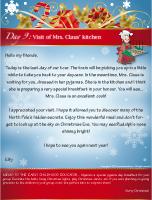 Visit of Mrs.Claus