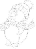 Coloring pages theme-Penguins