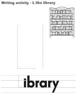 Writing activities-L like library
